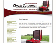 Tablet Screenshot of cincinsulaeman.com
